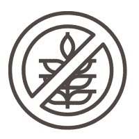 a black and white symbol with leaves in a circle