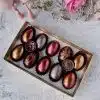 Happy Easter 10 Ostereier Pralinen box 10er