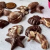Meeresfrüchte - Schokolade Mischung ohne Zuckerzusatz