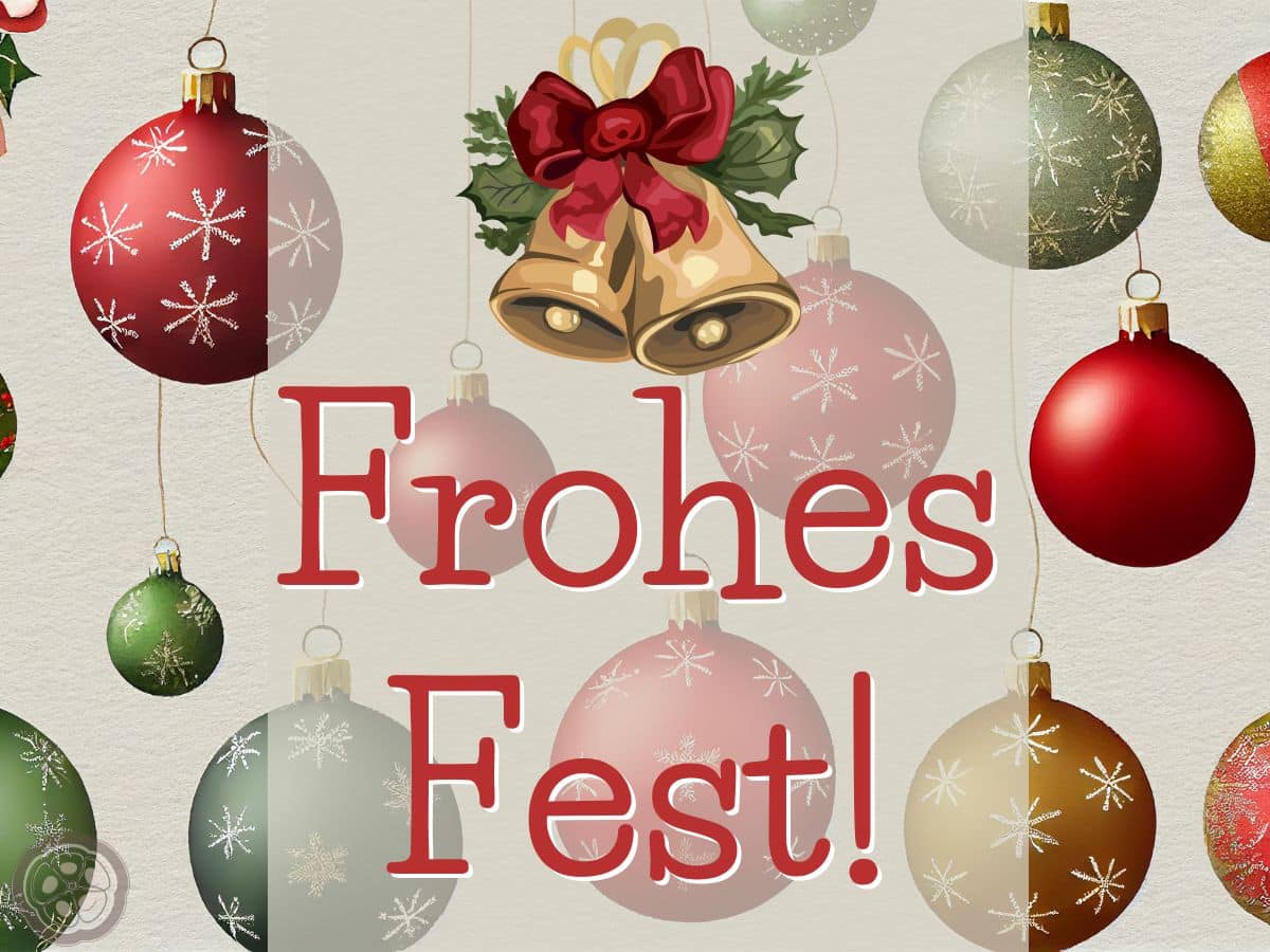Geschenkkarte Frohes Fest