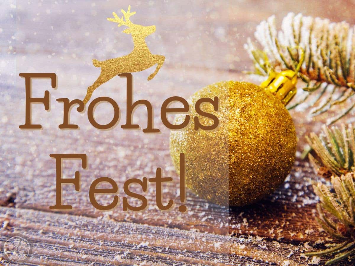 Geschenkkarte Frohes Fest