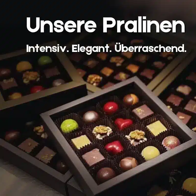 Banner Mobile Pralinen Sortiment