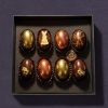 Happy Easter 10 Ostereier Pralinen box 8 er - Ostern ohne Zuckerzusatz