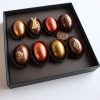 Happy Easter 10 Ostereier Pralinen box 8 er - Ostern ohne Zuckerzusatz