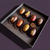 Happy Easter 10 Ostereier Pralinen box 8 er - Ostern ohne Zuckerzusatz